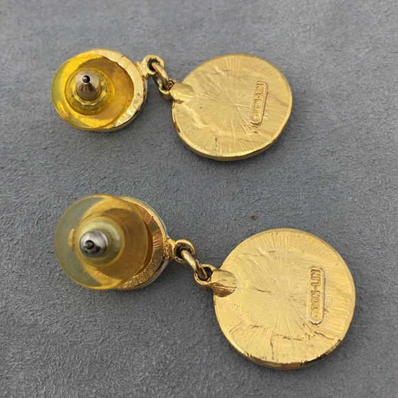 Vintage Don Lin Enamel Yacht Earrings - Picture 6 of 8